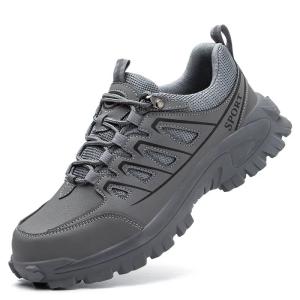 Quality Gray Industrial Safety Shoes Micro Fiber Sport Fashion Safety Shoes Waterproof S3 Standard wholesale