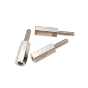 Quality Brass Hex Spacers Custom Fasteners Male Female Threads Nickel Finsih wholesale