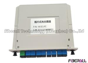 Quality Reliable PON LGX Box 1x8 PLC Fiber Optic Splitter , Planar Lightwave Circuit Splitter wholesale
