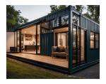 Two Story Prefabricated House Waterproof Detachable Container Homes