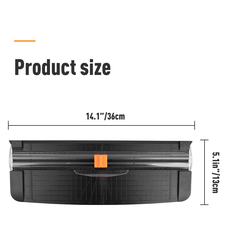 Versatile Manual A4 Paper Cutter Trimmer for Various Crafting Materials
