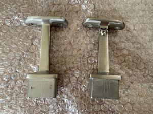 Quality Durable Square Stainless Steel Balustrade Components , Top Mount Handrail Bracket wholesale