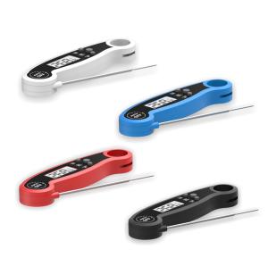 Quality Meat Recalibratable Digital Thermometer Long Probe Foldable SS304 wholesale