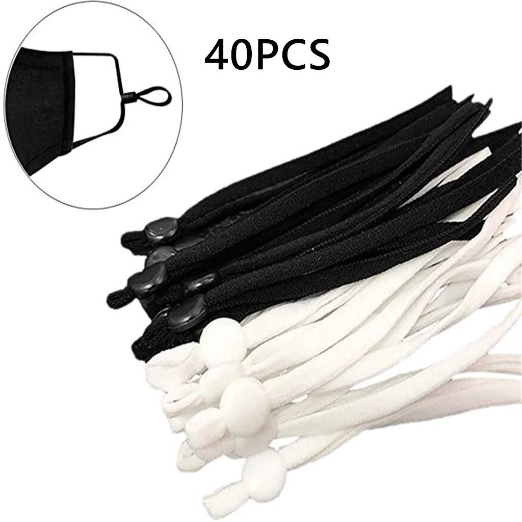 Elastic Cord Adjustable Strap Braided Cord 1/4 inch elastic cord