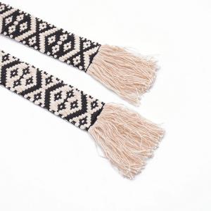 Quality 40mm Pattern Jacquard Ribbon Trim For Belts Bags wholesale
