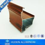 6061/6063 Series Wooden Grain Aluminum Extrusion Profiles for Kitchen Cabinet