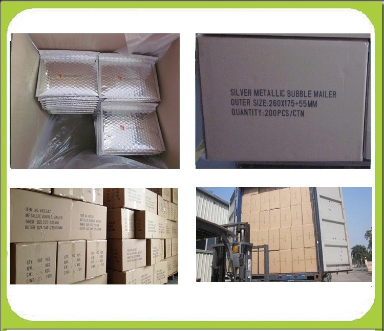 Aluminum Foil Foam Lined Insulated box liner for cold chilled food shipping Thermal Material packaging meal bag