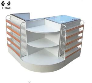 Quality Stainless Steel Checkout Counter Supermarket Checkout Counter With The Corner wholesale