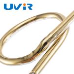 Gold Coated Reflective Layer Ring Infrared Lamps For Bending Heating Parts