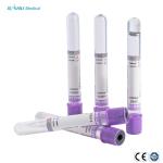 EDTA K3 Vacuum Blood Collection Tubes Lavender Top PET Material