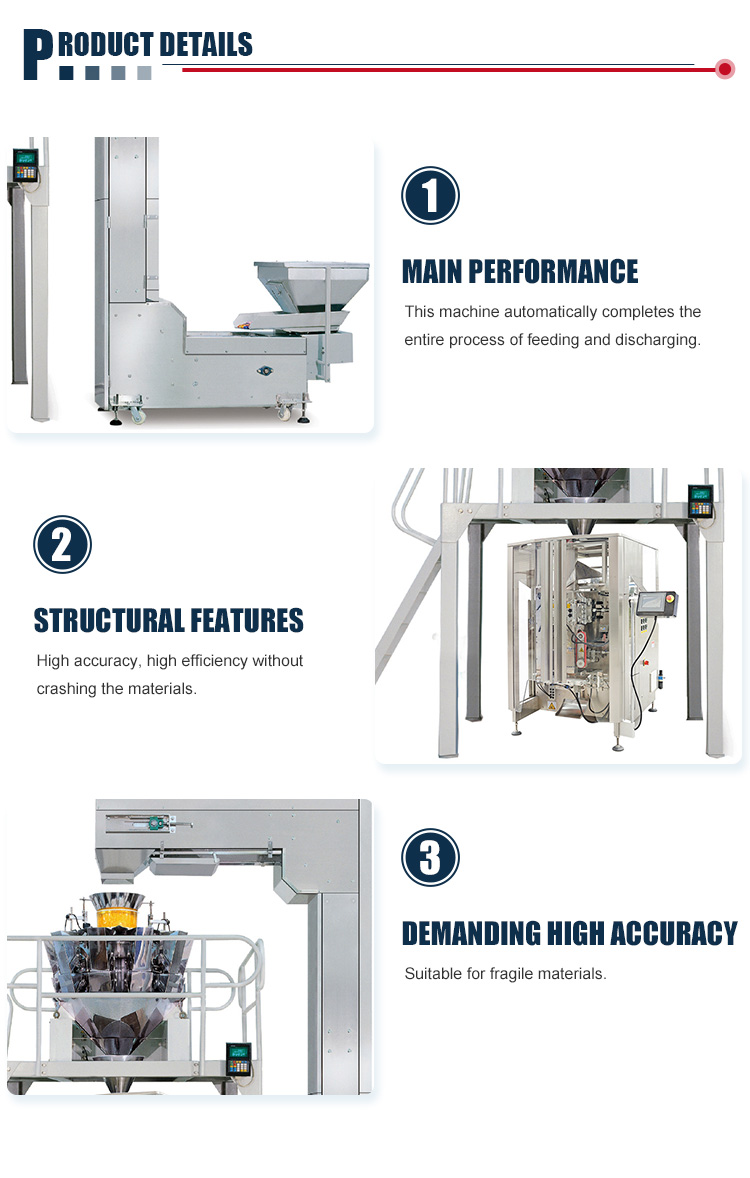 Multi-Head Weigher Food Packing Automatic Bag Commercial Sealing Machine