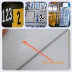 Honeycombe Reflective Tape Sheets , Red White Yellow Reflective Stickers For