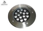 Dustproof Underground Led Spotlight Ip67 Waterproof 15w With 15pcs Led
