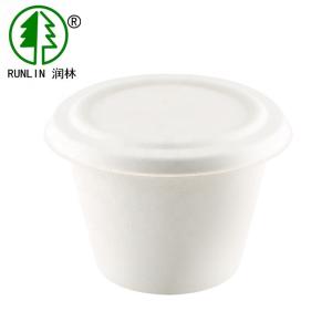Quality Plant Fiber Tea Juice Biodegradable Coffee Cups Eco Friendly Reusable Food Containers ODM wholesale