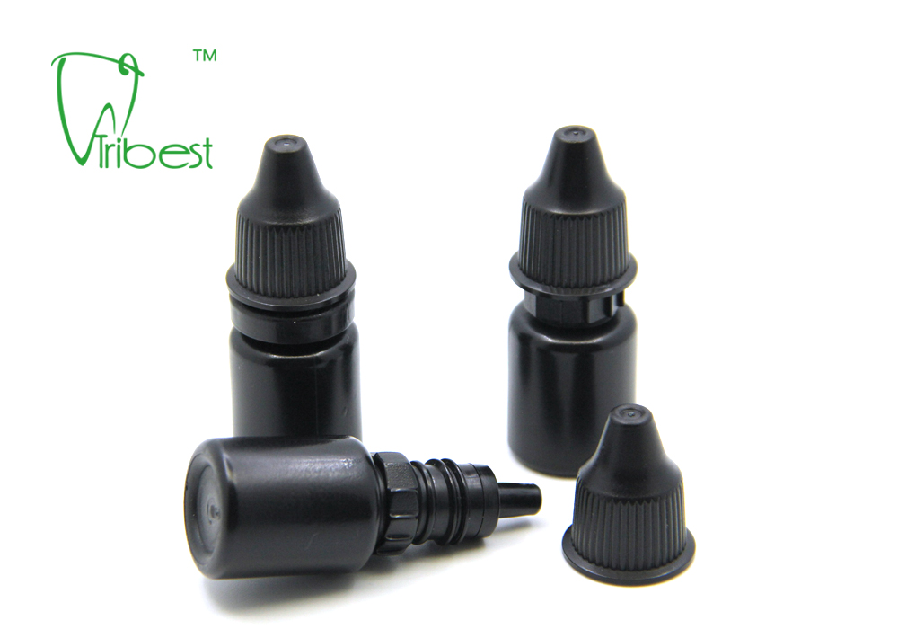 Medical Self Aspirating Disposable Dental Black Plastic Bottle