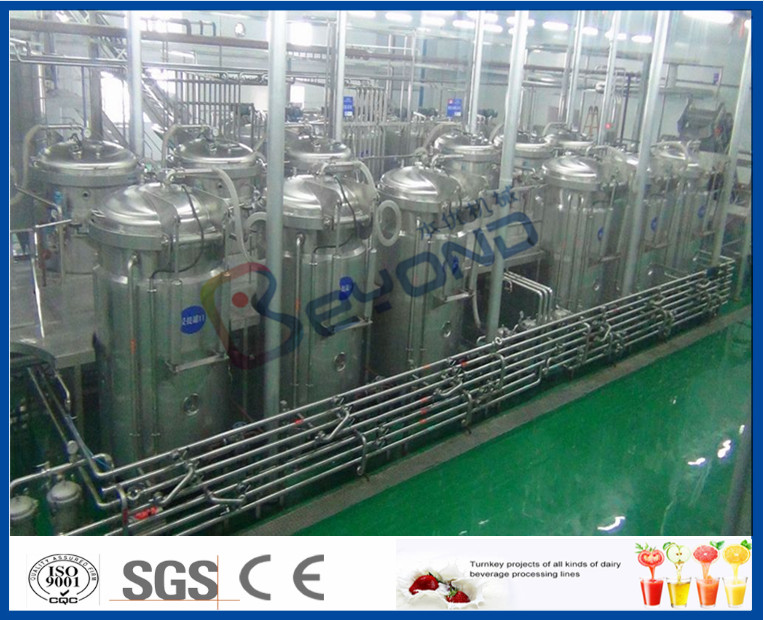 Juice / Tea Beverage Production Line , Beverage Manufacturing Equipment