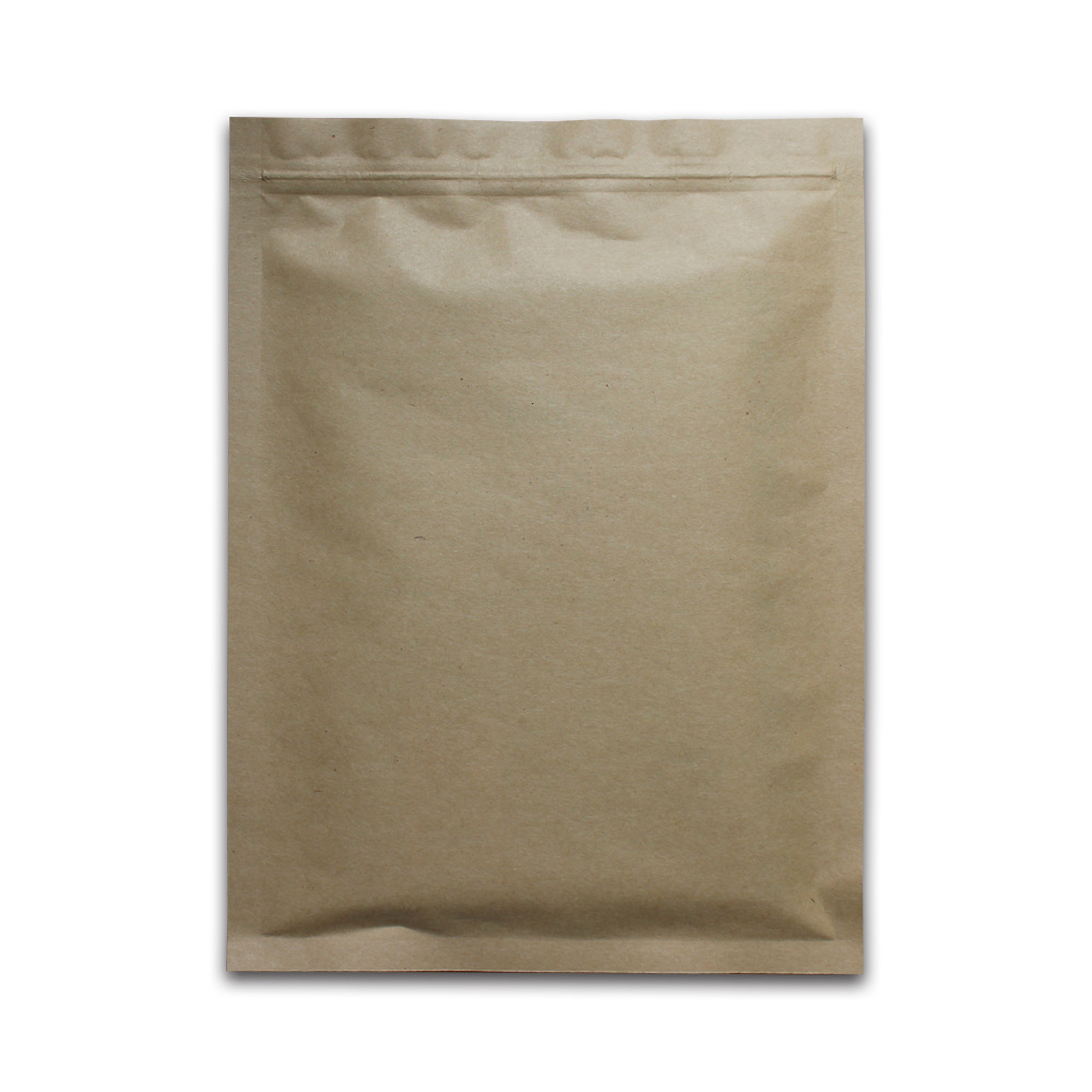 Compostable Organisms Biodegradable Envases PLA Kraft Paper Vacuum Bag