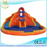 Hansel 2017 hot selling commercial PVC outdoor inflatable play area water slide