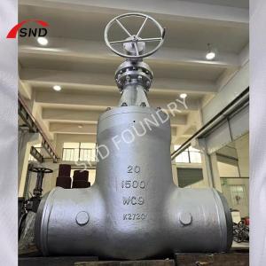Quality 20 Inch 1500lb API 600 Weld Wc9 Gate Valve For High Temperature High Pressure wholesale