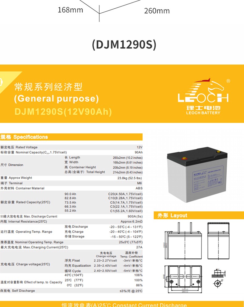 12V90Ah Battery for Production Industrial Machinery Solar Energy Storage Power System