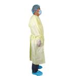 Yellow SMMMS Level 3 Disposable Isolation Gowns Non Woven Hospital