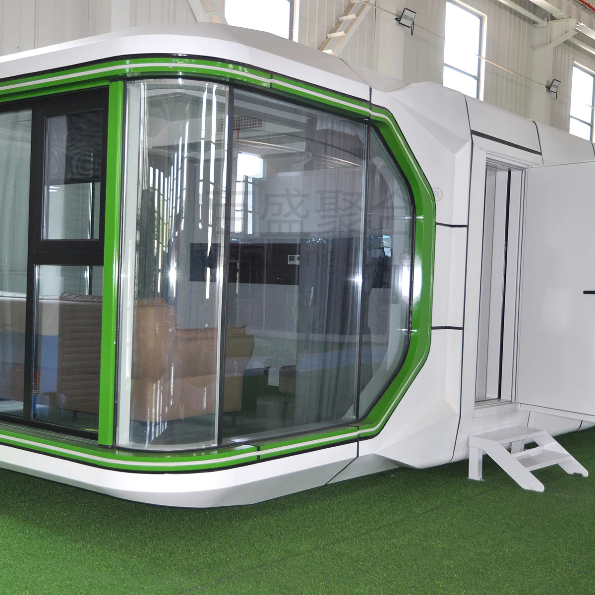 5M End Mobile Container House for Luxury Soundproof Hotel and Villa Accommodations