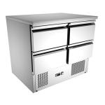 220V 450L Freestanding Undercounter Fridge For Hotel
