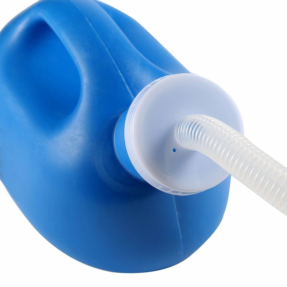 Portable male urinal with lid, Men's urinal,Re-Useable male urine bottle,disposable medical urinal 2000ml,Blue,