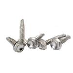 SS410 Hex Head Self Drilling Metal Screws