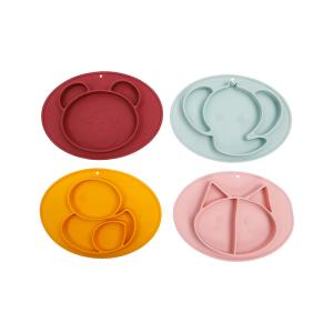 Quality OEM Rice Bowl Gift Feeding Silicone Children Baby Tableware Set wholesale