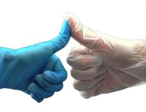 Quality Wear Resistant Disposable Vinyl Exam Gloves White Ambidextrous Type wholesale