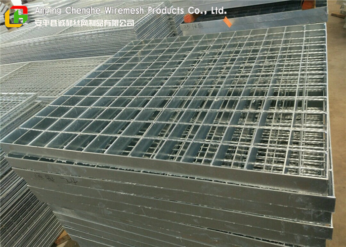 Recyclable Flat Bar Metal Grate Platform With Frame 10 - 300mm Height