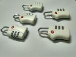 TSA Combination Luggage Locks , TSA 3 Dial Combination Lock Zinc Alloy / PC