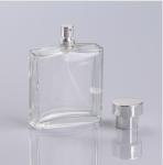 20ml 50ml 100ml Men atomizer Perfume Bottle clear glass sliver or gold cap