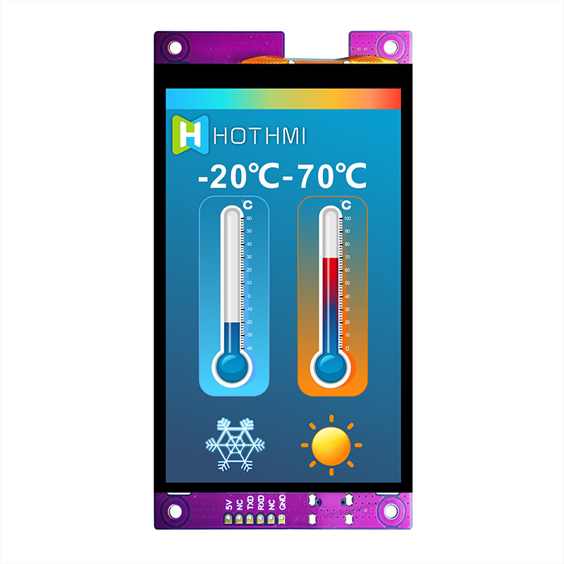 4.3 Inch TFT 480x800 Intelligent Serial Screen Pcap Monitor