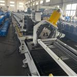 Automatic Blue Steel Industrial Tile Storage Rack Production Line