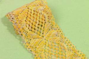 Quality Scallop Wide Crochet Lace Trim OEKO TEX 100 Approved Organic wholesale