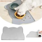 Waterproof Silicone Pet Feeding Mat Floor Non Skid Pet Feeding Placemat For Cat