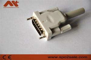 Quality EKG connector compatible Bionet/Edan/Schiller 15pin 10-lead EKG cable with Grey color wholesale