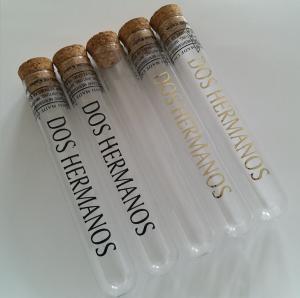 Quality Printed 10*100mm Test tube with cork top wholesale