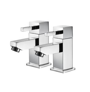 Quality Single Lever Bath Mixer Tap Chrome Finish Home Bathroom Sink Faucets wholesale