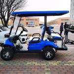 ODM Blue 6KW 4 Seater Golf Cart Electric Powered CE Certificated