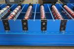 Professional IBR Metal Roofing Sheet Roll Forming Machine Double 0.6 Inch Chains