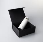 Matte Black Foldable Cardboard Paper Box Packaging Gift Box With Handle