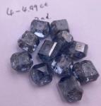Rough Lab Grown Blue Diamonds 1 Carat VVS Clarity HPHT CVD process