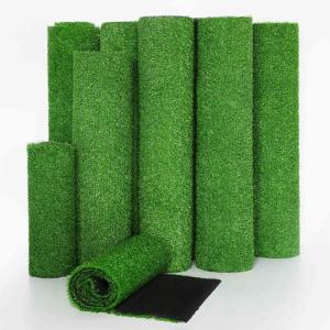 Quality Straight Yarn Artificial Grass Turf Synthetic Landscaping For Garden 2x25m wholesale