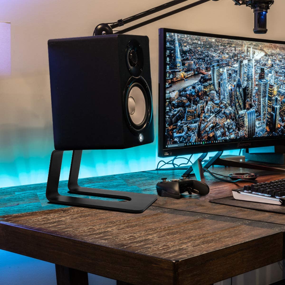 Speaker Stands Bracket for Plating Desk Audio Stand Laptop Speaker Studio Monitor Riser