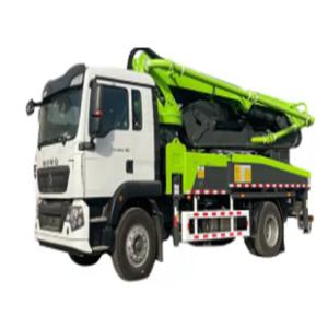 Quality SINOTRUK 33m 37m 6X4 EUROII 440 Horsepower Heavy Duty Concrete Pump Truck Three Axle Cement Concrete Mixer Pump Truck wholesale