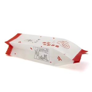 Quality OEM Cotton Paper Pastry Side Gusset Pouch Pineapple Cake Paper Packaging Bags Wrapper For Cookie Candy wholesale
