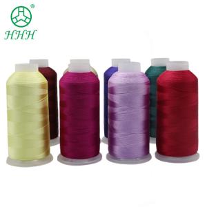 Quality Mercerized 120D/2 Embroidery Thread 5000 Yards 120G Net Weight Per Cone wholesale
